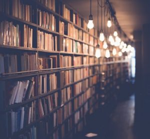 Books in a libary