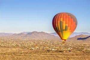 Hot air balloon. Title Loans